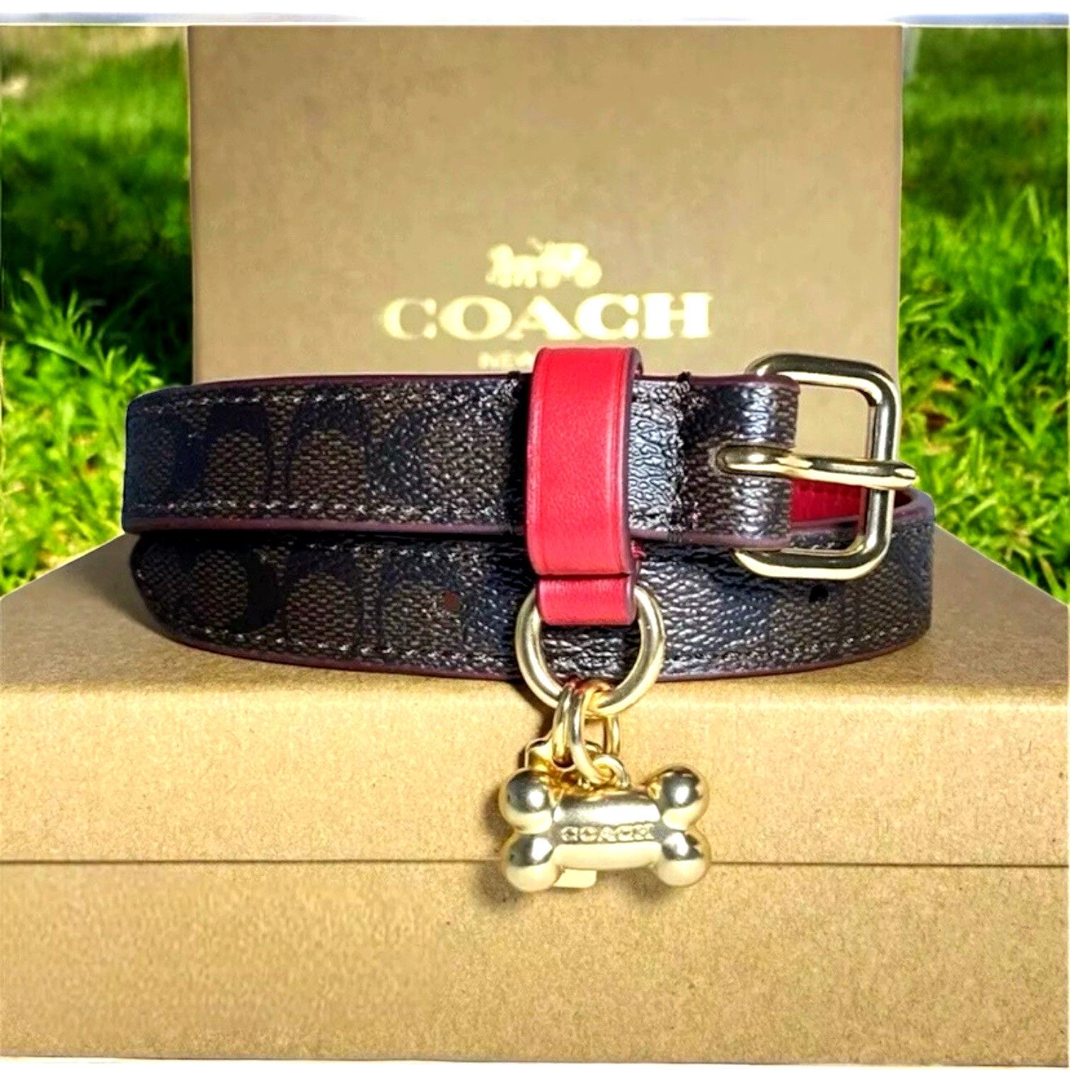 Coach Designer Dog Collar - Etsy