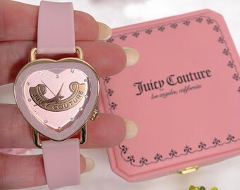 Playboy Wrist Watch. Iconic Pink Bunny Watch With Leather  display picture 1