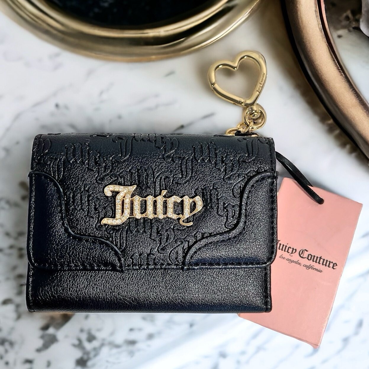 Juicy Couture Backpack matching passport card holder goldtone hardware Amazon.com: Juicy Couture Women main image 4