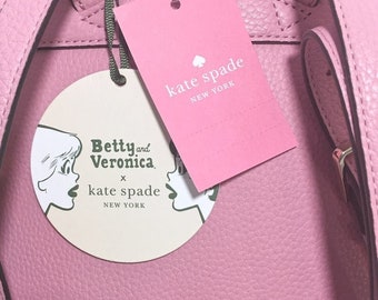 Kate Spade Backpack Archie Veronica Betty Vintage Comic Book Bag Pink Backpack Bag Leather Bag Etsy