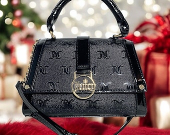 Juicy Couture Black Quilted Puff Half Moon Crossbody Bag | eBay