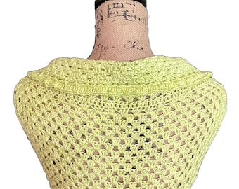 Bamboo Crochet Festival Vest