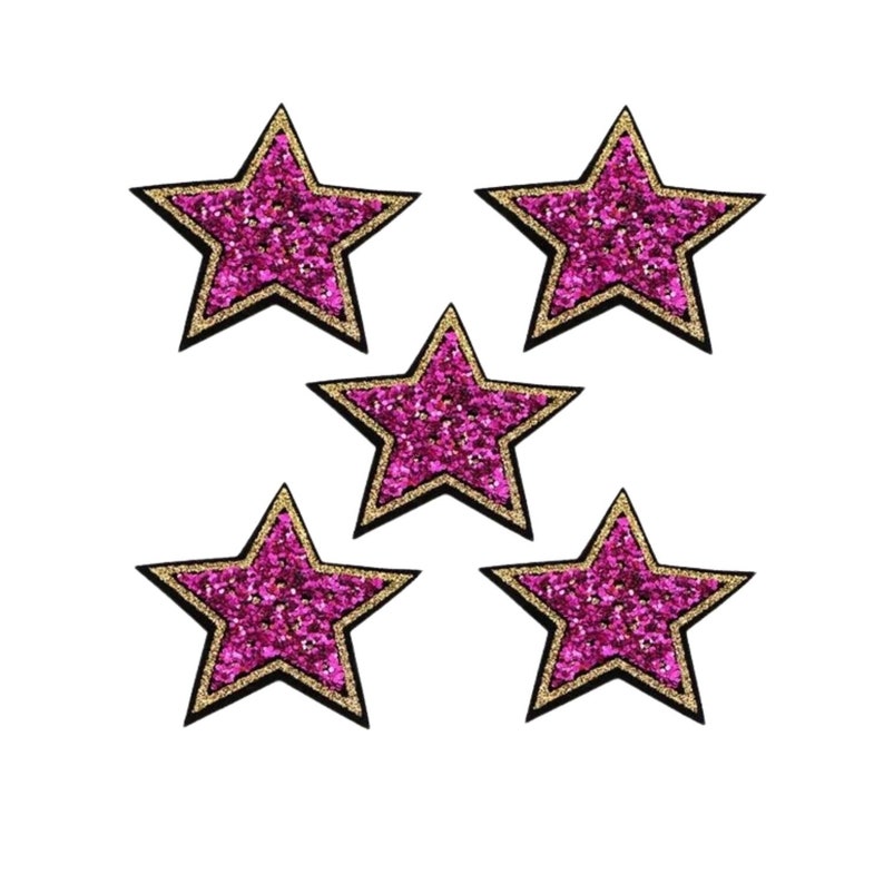 Silver Sequin Star Patch Lace Up Shoes