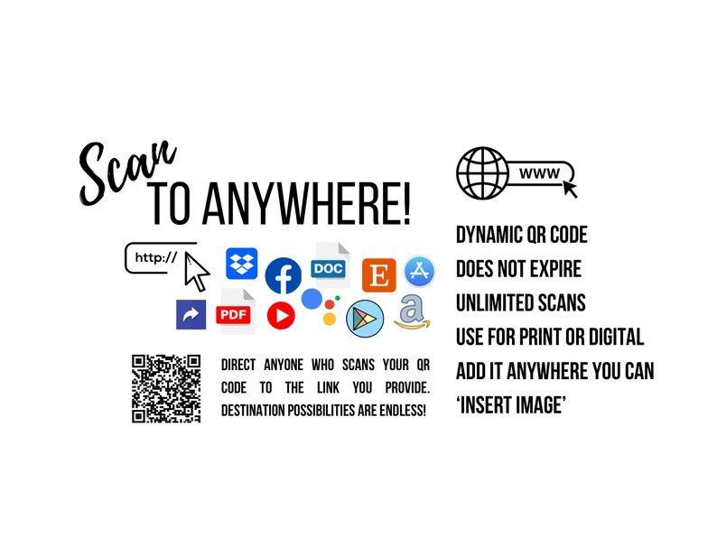 Personalized Qr Code Frames Custom QR Code & Two Frames in 5 Colors | Download | Any Destination ...