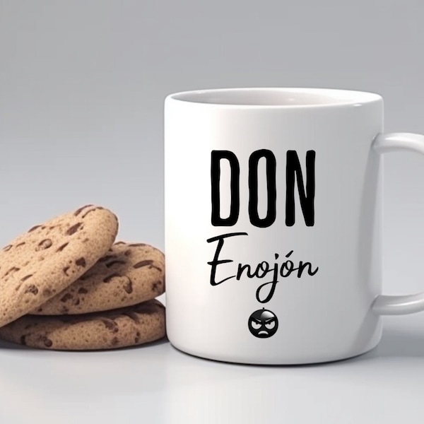 Taza Graciosa Regalo Para Pareja Novio Esposo Don Enojón Perfecto Para Intercambio