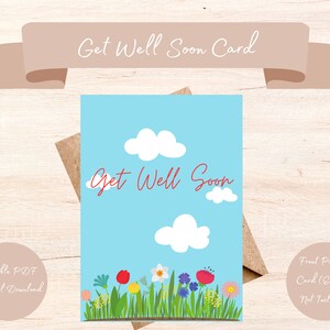 Carte imprimable Get Well Soon