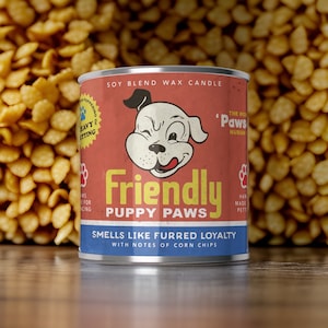 Dog Parent Candle | Best Scented Candle | Soy Wax | Wood Wick | Vintage Novelty Candle | Dog Candle | Corn Chips Scented