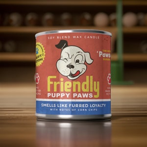 Dog Parent Candle | Best Scented Candle | Soy Wax | Wood Wick | Vintage Novelty Candle | Dog Candle | Corn Chips Scented