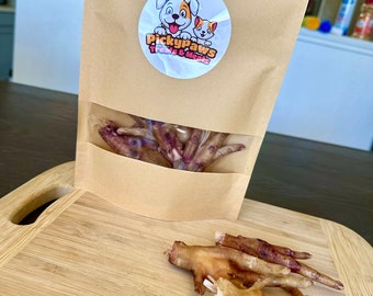 Delectable Dehydrated Chicken Feet Dog Treats