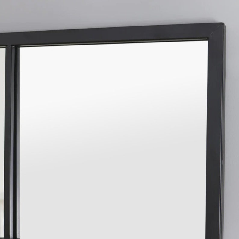 Epping Large Metal Industrial Window Mirror 120cm X 80cm - Etsy