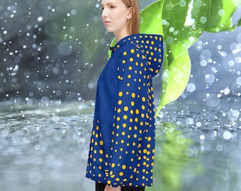 Adventure-Ready Navy-Blue Light Jacket | Windbreaker & Lightweight Hoodie with Kangaroo Pocket for Travel  and Outdoor Activities