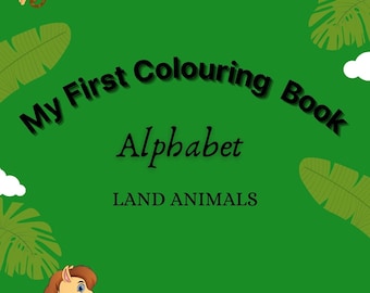 My First Colouring Book: Land Animals