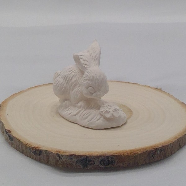 Mini Bunnies, Chicks and Baskets; Made New from Vintage Molds; Ready to Paint Ceramic Bisque