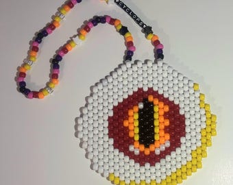 EDM Kandi Halskette - Zyklop Perlen handgefertigte Kunst