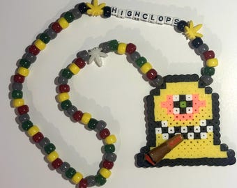 EDM Perler Kandi Halskette - Subtronik handgemachter perlenbesetzter Raveschmuck