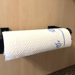 Wall mounted paper towel holder