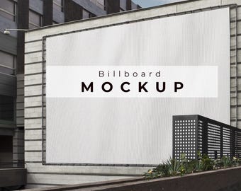 City Billboard Mockup PSD: Editable Banner, Poster (Digital Download)