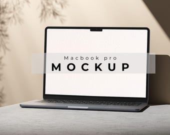 MacBook Pro Mockup: Stylish PSD Laptop Mockups