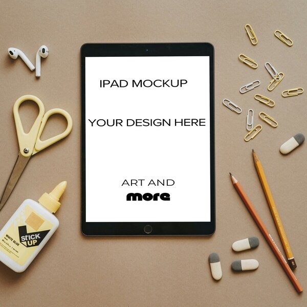 White IPad Mockup , Tablet case,Tablet stand,iPad Planner,Simple IPad Mockup,Device Mockup,Digital Planner,Digital Planner Mockup.