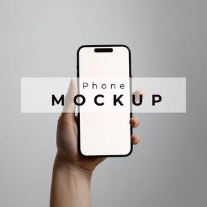 iPhone Screen Mockup: App & Social Media Device Mockup