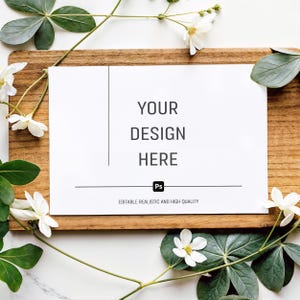 Editable Thank You Card & Candle Care Card Canva Template With Icons, Printable Candle Instructions Package Insert Postcard - Landry