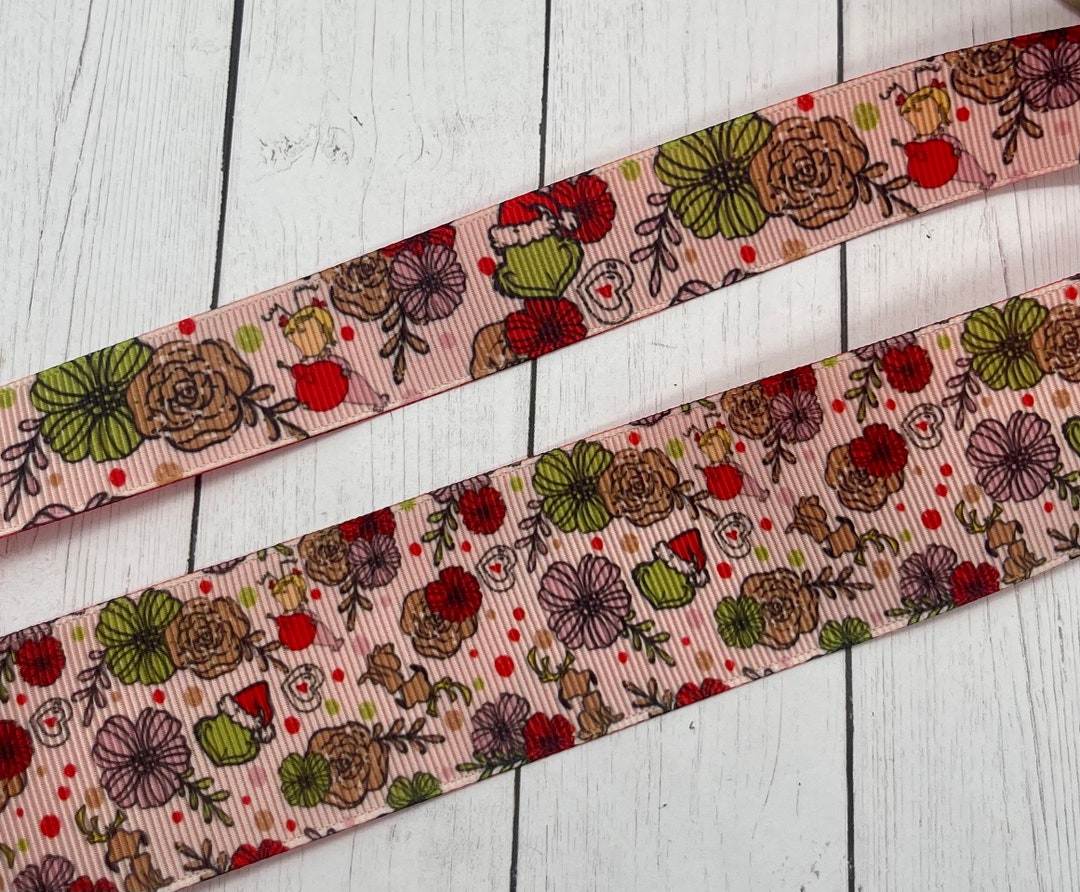 Designer Ribbon, USDR, Christmas Ribbon, the Green One, 7/8