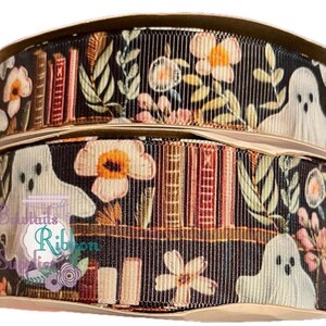 Designer Ribbon, USDR, Ghost, Library Ghost,  7/8&quot; 1.5&quot;, high quality designer ribbon