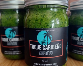 Toque Caribeño Sofrito/ Green Seasoning/ Epis/ Herb & Spice Blend/Dominican Cooking Base