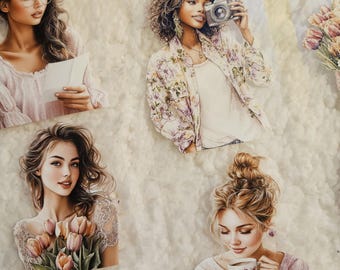 Tulip Girls - Loop, PET Tape | Scrapbooking & Journaling