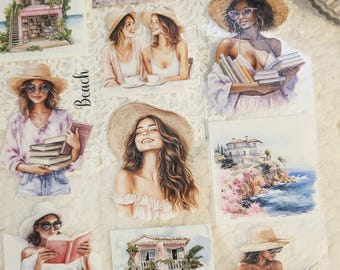 Sunny Days, Crystal Ink, PET TAPE, larghezza 7 cm / Scrapbooking, creazione di biglietti, art journaling, artigianato con carta, junk journal