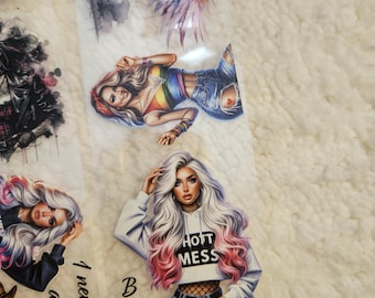 Bad Girls, LOOP, Haustier Band, 7cm breit | • Scrapbooking • Kartenherstellung • Kunst Journaling • Papiermodelle • Junk Journal
