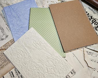 A5 Decorative Paper Mix: Scrapbooking, Card Making, Art Journaling (16pcs)