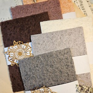 Vezelgaaspapier 5 stuks A5 |  Scrapbooking Kaarten maken Artjournaling Paper Craft Junk Journal