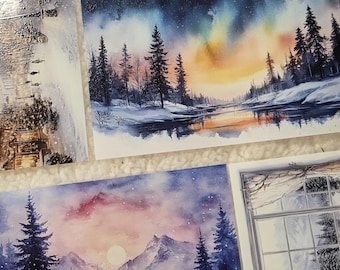 Winter Landscape XXL - PET Tape | Scrapbooking & Journaling