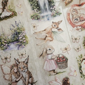 Summer Fairies, Crystal Ink, PET TAPE, 7 cm wide |  Scrapbooking  Card Making  Art Journaling  Paper Craft  Junk Journal