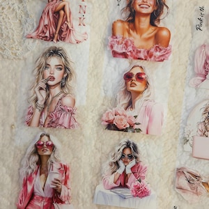 J'ai choisi rose, BOUCLE, encre cristal, RUBAN EN PET, 7 cm de large |  Scrapbooking Création de cartes, création d'un journal artistique, carnet de bricolage en papier