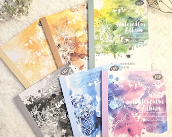 20 fogli adesivi per album adesivi in carta Washi in PET con