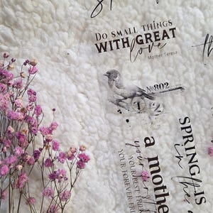 Spring Scripts - PET Tape | Scrapbooking & Journaling