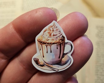 Hot Chocolate/Coffee Cups Set of 10 Stickers | • Scrapbooking • Card Making • Art Journaling • Paper Craft • Junk Journal