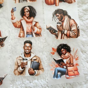 Bright Autumn People, LOOP, cinta adhesiva para mascotas, 7 cm de ancho / Scrapbooking, tarjetas, Art Journaling, manualidades de papel, diario basura
