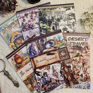 20 fogli di adesivi per libri con grandi personaggi, stile europeo / Scrapbooking, creazione di biglietti, diario artistico, artigianato di carta, diario spazzatura