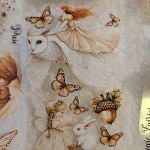 Hadas de otoño, cinta adhesiva PET, tinta Crystal, 7 cm, para hacer tarjetas, álbumes de recortes, manualidades de papel, diarios artísticos, Bullet Journal