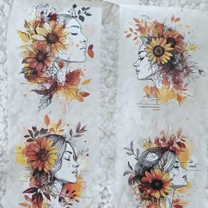 Cara de otoño, bucle, cinta adhesiva para mascotas, tinta cristal, 7 cm de ancho / Scrapbooking Bullet Journal Art Journaling Paper Craft Junk Journal