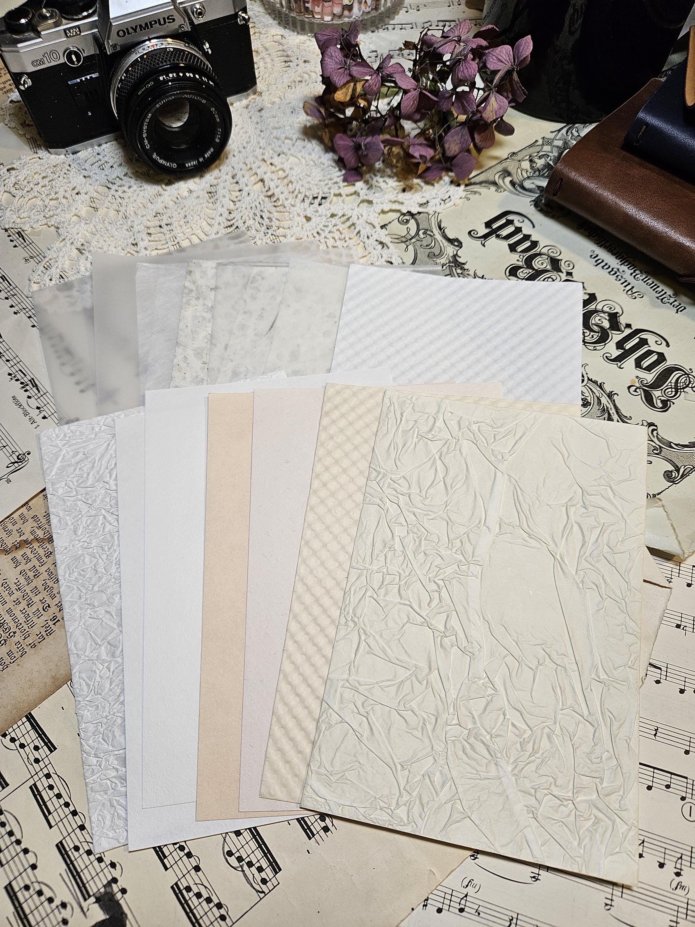 30 Fogli Di Carta Testurizzata Per Scrapbooking, Formato A5, Fatti A