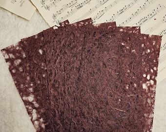 Fiber Mesh Paper A5 | Textured Scrapbooking, Card Making - 5 pcs