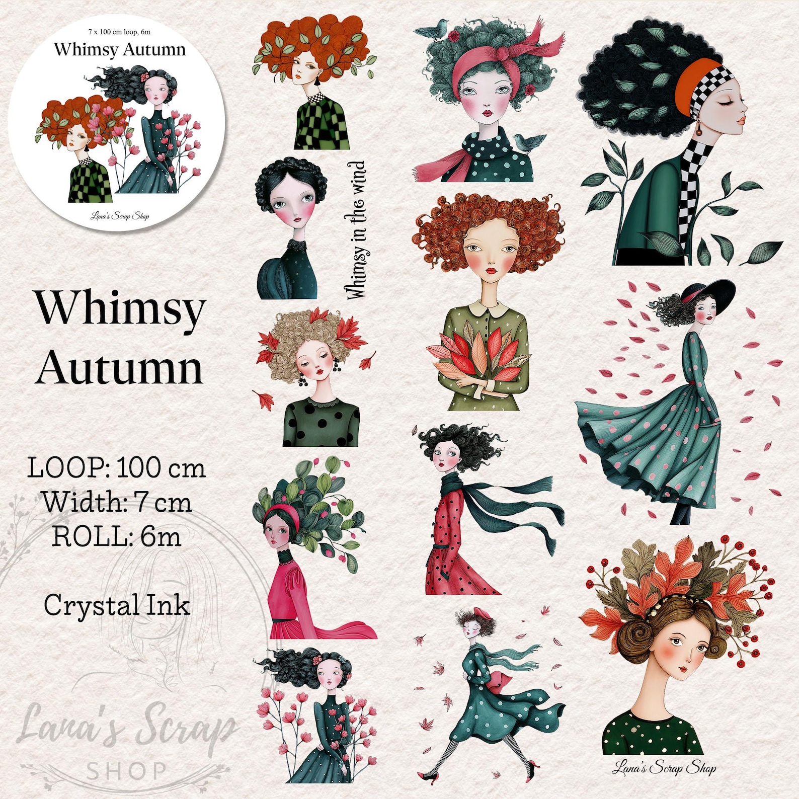 Whimsy Autumn - PET Tape | Scrapbooking & Journaling - Etsy
