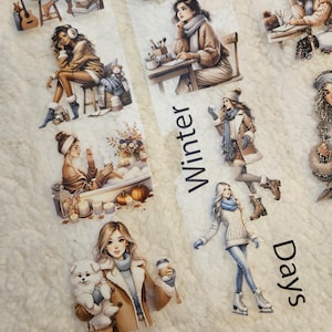 Winter Days, LUS, huisdiertape, kristalinkt, 7 cm breed | • Scrapbooking • Kaarten maken • Artjournaling • Papierkunst • Junkjournaal