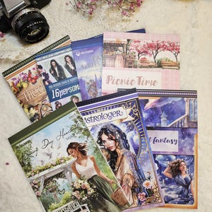 20 fogli di adesivi creativi per album di ritagli, biglietti, diari artistici, artigianato di carta, diari spazzatura