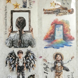 Surreal Things, Tinta Cristal, CINTA PET, 7 cm de ancho / Scrapbooking, Tarjetas, Art Journaling, Manualidades, Papel, Diario Basura
