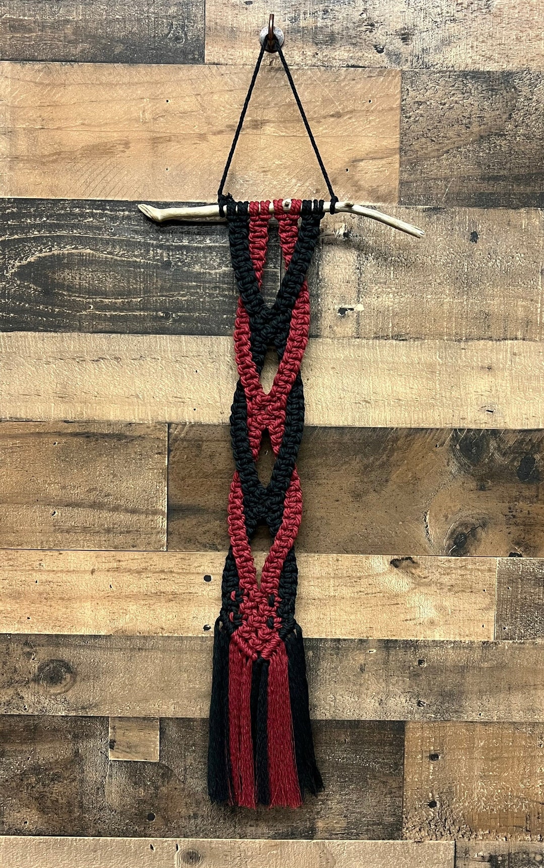 Braided Macrame Wall Hanging Etsy